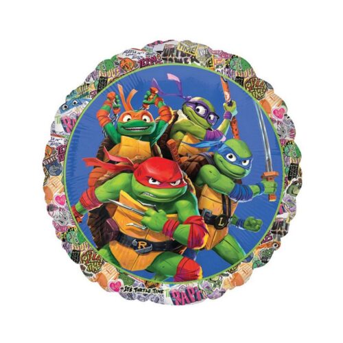 Balloon Foil Ninja Turtle Round