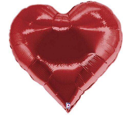 Balloon Foil Heart Red Casino