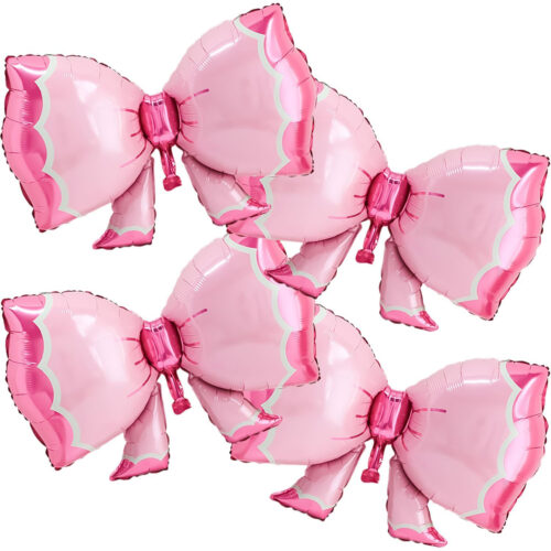 Balloon Foil Bow Light Pink